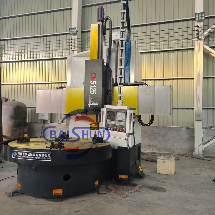 CK5123 Cnc Vertical Lathe Machine VTL Single Column Cnc Vertical Turning Turret