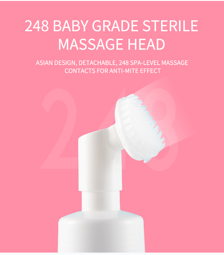 OEM Skincare 120ml Foaming Facial Cleanser Blackhead Remover Face Wash