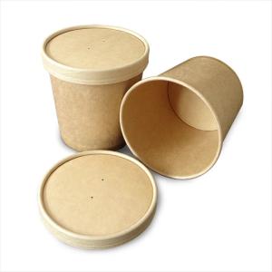 China Manufacturer Takeaway Custom Kraft Soup 32oz Custom Kraft Brown Paper Bowl wholesale
