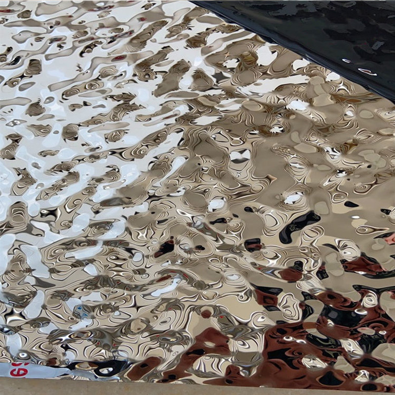 Water Rhythm Stainless Steel Finish Water Ripple Metal Sheet To uae