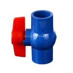 Compact Blue Industrial Ball Valves for General Water Application UPVC Plastic