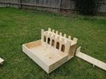 Zoopollo Diy Large Rabbit Castle House With Feeding Station