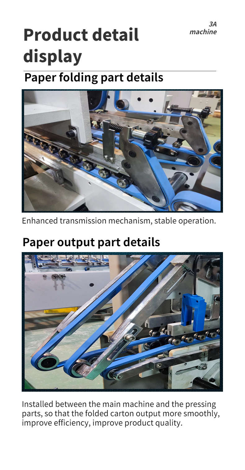 CQT 900YG-2 Pre-folded Bottom Lock Double Pieces Auto Corrugated Board Folder Gluer Flexo Folder Gluer Machine