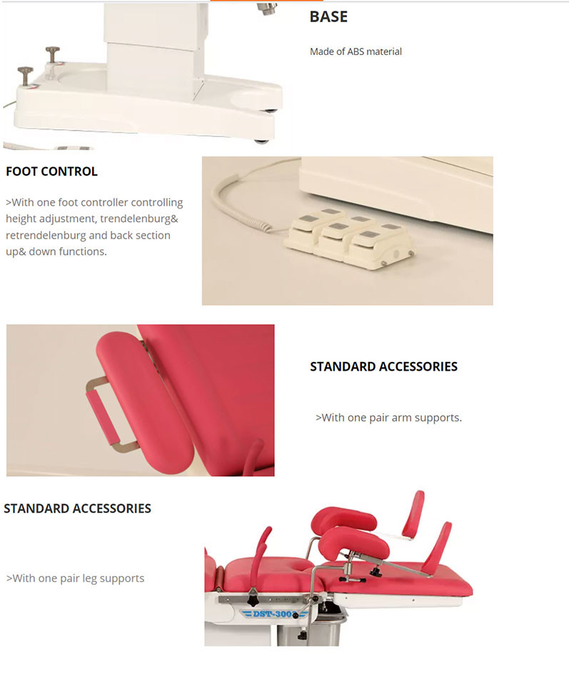Orthopaedics Obstetric Operation Table Luxury Electric Gynecological Operating Table