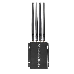 China Practical Black Industrial Modem Router 1000Mbps 2 Gigabit Ports wholesale