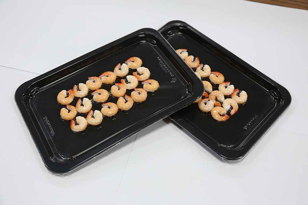 Vertical Display Modified Atmosphere Packaging Equipment Skin Meal Tray Packer