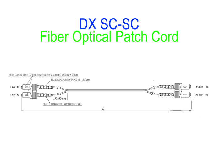 SC UPC Single Mode To Multimode Fiber Patch Cord Pigtail 0.9mm OM1 OM2