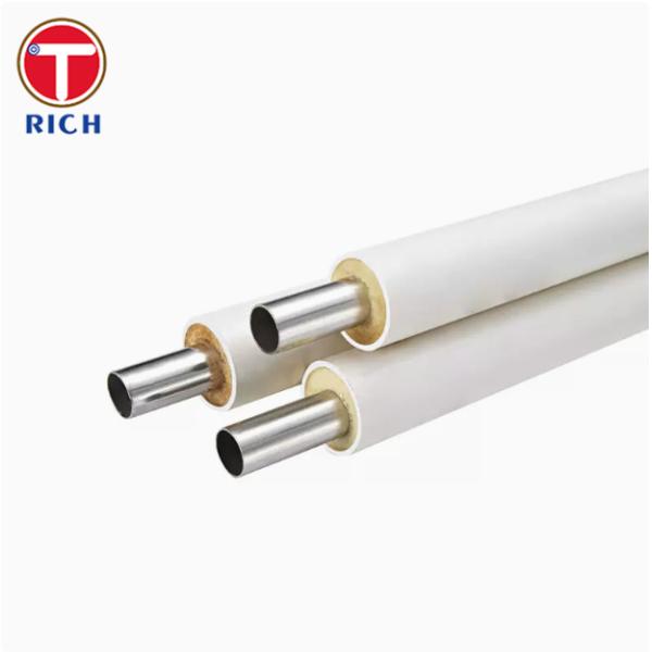 ASTM A213 PVC Coated Steel Pipe Seamless Austenitic Stainless Steel Pipe For Insulation