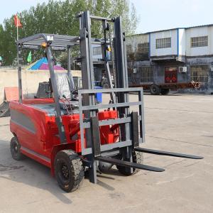 China Electric Forklift Truck With Emergency Safety 2.5m Turning Radius 3-6m Lifting All Terrain Fork Lifts wholesale