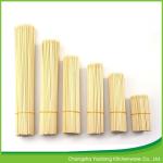 Natural Disposable Bamboo Barbecue Sticks Customized Logo