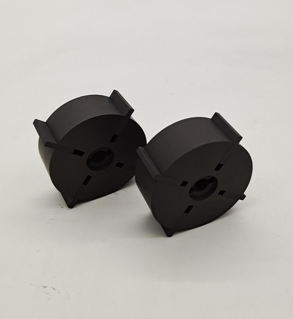 Metallurgy Industry Artificial Graphite Vacuum Pump Rotor / Fuel Pump Rotor