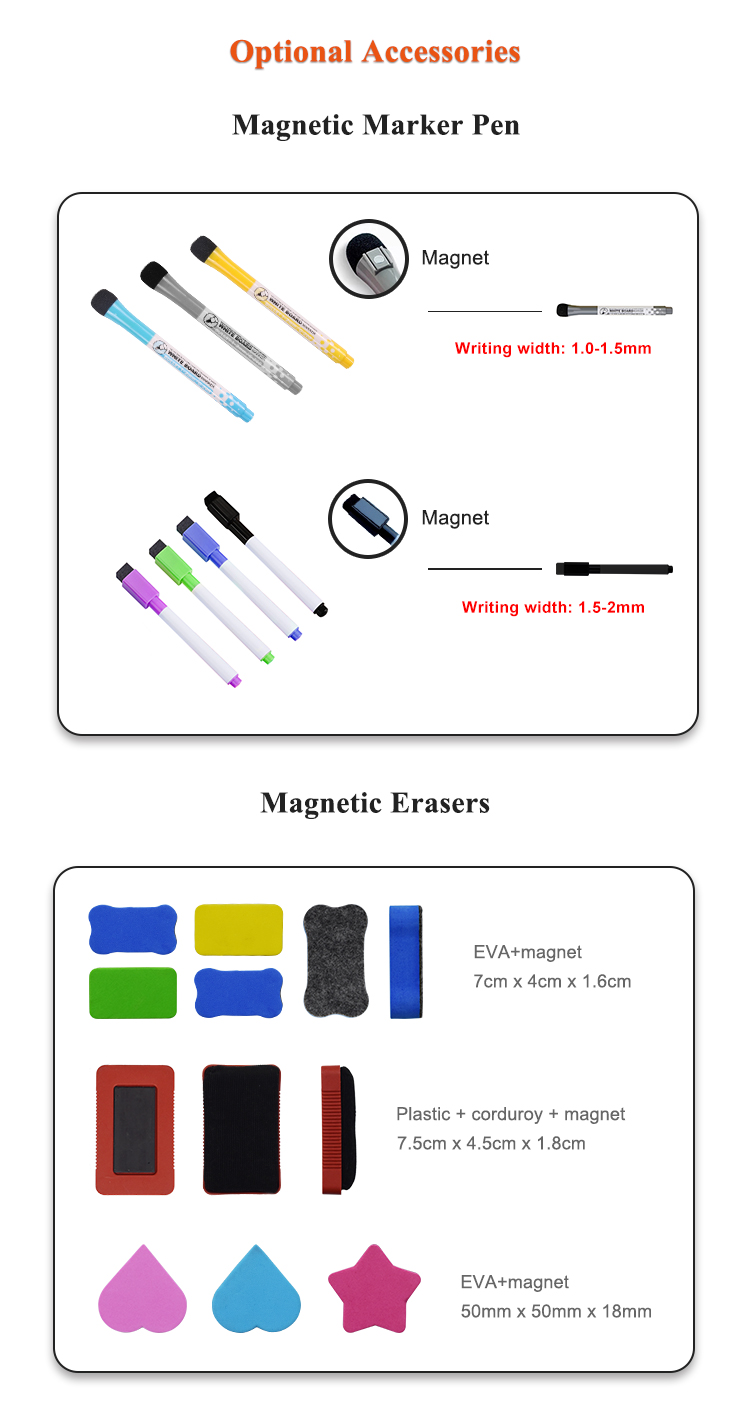 magnetic weekly planner for fridge