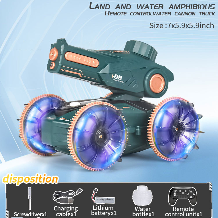 Automatic Water Suction Remote Control Vehicle with Indoor-Outdoor and Water Spray