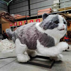 China Indoor Life Size Realistic Animatronic Cat Waterproof 150kg wholesale