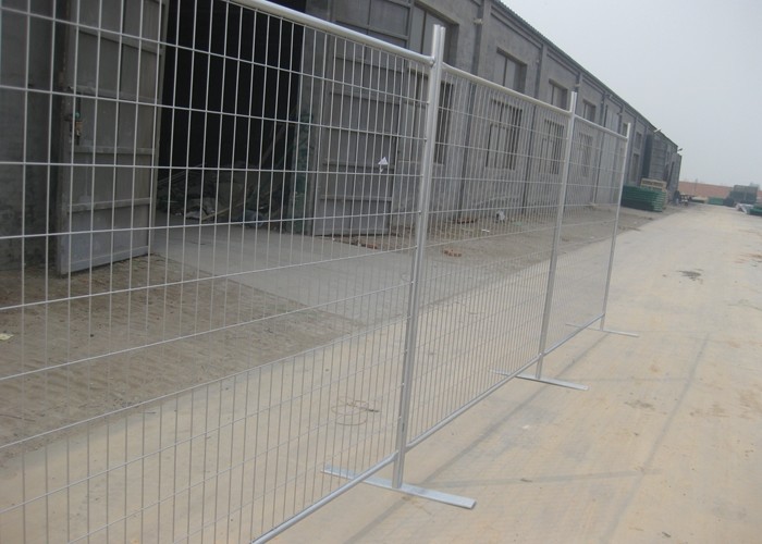 Safety Temporary Fence Panels Hot Dipped Galvanised Metal Construction Fence Panels