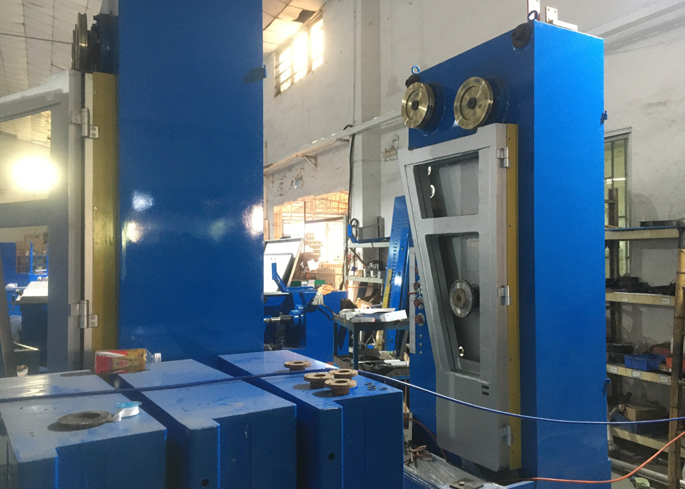 Copper Wire Drawing Machine With Annealing For Electric Cable Production Line