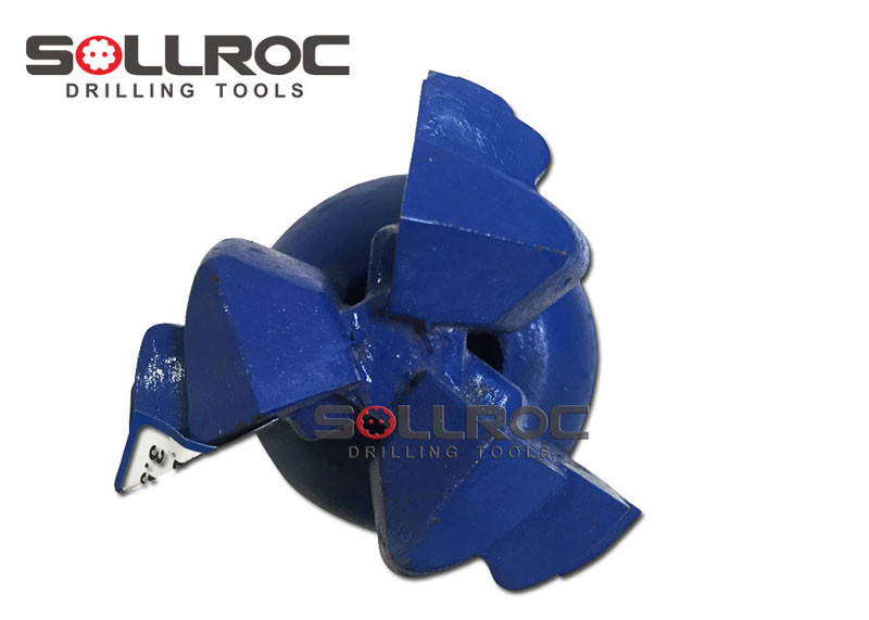 Three Wings 3 Blades Step Drag Bits Chevron Drag Drill Bit for Well Drilling