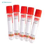 Blood Collection Plain Red Tubes Disposable