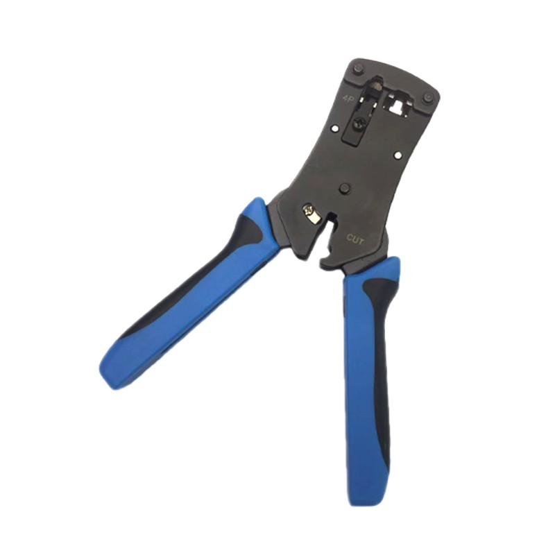 Kico K-N468B Cut Strip Crimp for 8P8C/RJ45 6P6C/RJ12 6P4C/RJ11 4P4C and 4P2C 3 in 1 Modular Crimping tool