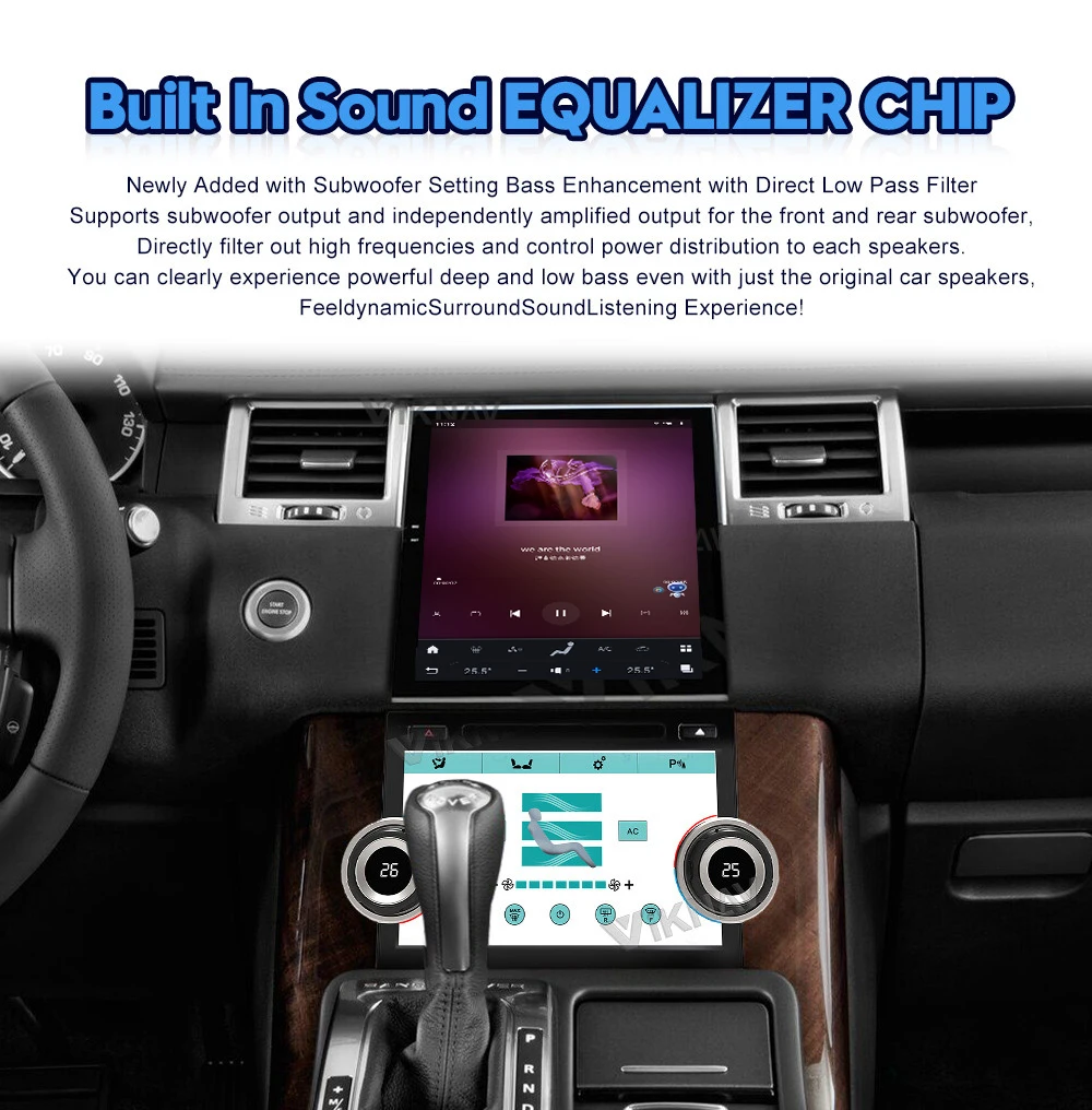 10.4 Inch Android Car Radio Range Rover Sport L320 2009-2013 Aftermarket Head Unit Touch Screen Multimedia Player