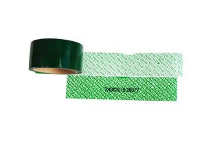 China Carton Sealing Tamper Evident Security Seal Tape With Serial Number wholesale