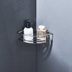 China Lightweight Bathroom Storage Baskets Sus304 Durable Triangle Shower Shelf wholesale