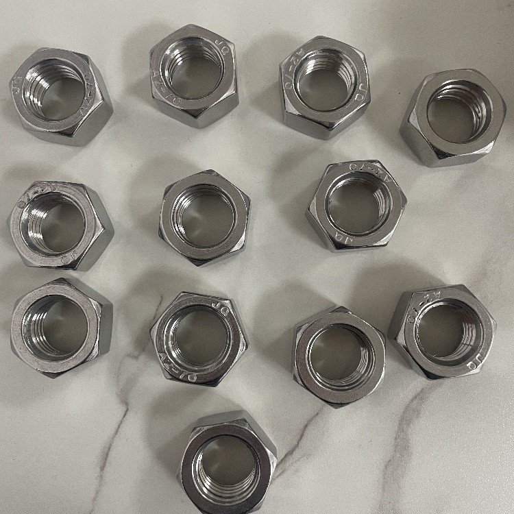 NXF DIN ISO UNI ASME Standard S32205 S31803 S32760 S32750 M6-M36 Duplex Stainless Steel fastener Hexagon Nut