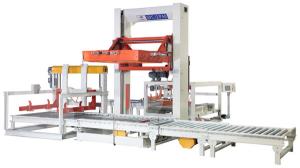 China 11KW Plastic Bottle Packaging Machine Auto Case Palletizer Machine 140MMH wholesale