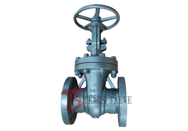 300LB Api 600 Flanged Gate Valve Cast Steel A216 WCB Metal Seated Industrial