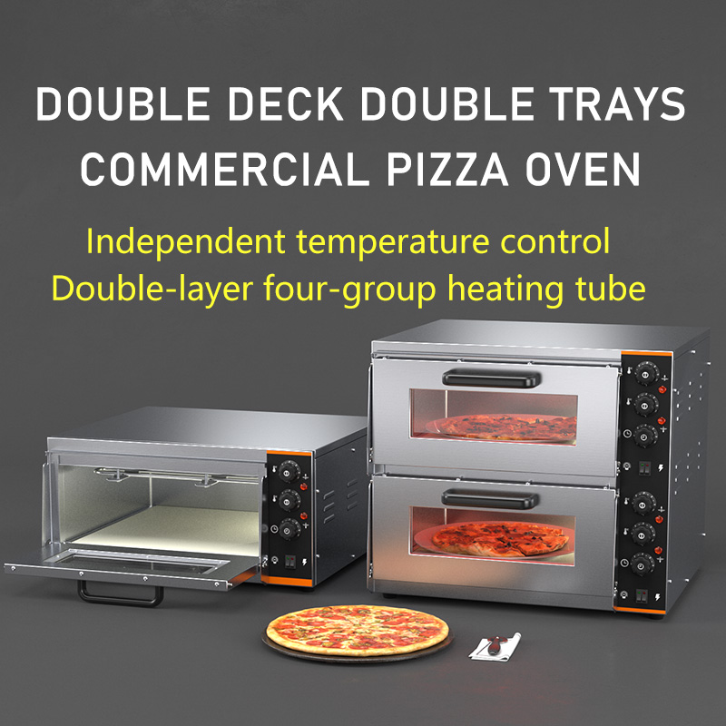 Commercial Electric Pizza Oven for Mobile Kitchen Equipment in Meat Processing Plants