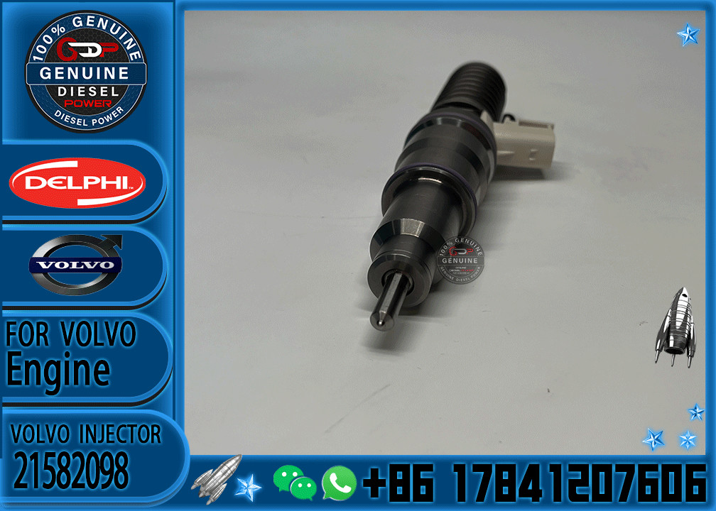 21582094 21582096 21582098 21582101Volvo Engine Common Rail Injector 21586282 21644596 21698153 21947757 21947762 21947797