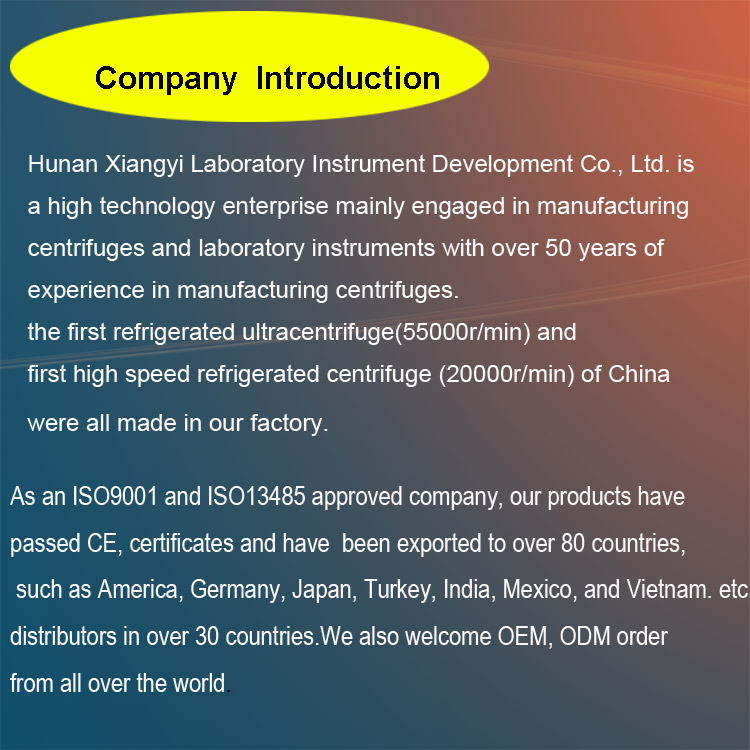 1200W High Speed Refrigerated Table Top Cold Centrifuge