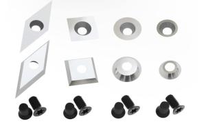 China OEM Standard Carbide Woodturning Cutters Round / Square / Diamond Cutting Edge wholesale