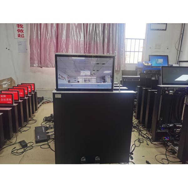 Professional Conference Motorized Pop up Monitor Hidden Desk Lcd Monitor Lift Mechanism