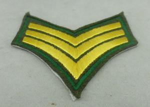 China Cotton Rank Customizable Patches And Military Embroidered Emblems wholesale