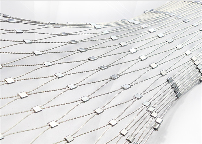 3.0mm Construction Architectural Wire Mesh Stainless Steel 80x80mm