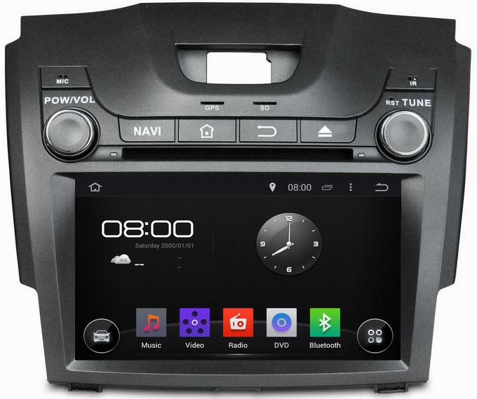 Ouchuangbo Car Radio GPS Stereo Multimedia Kit for Chevrolet S10 2013 Android 4.4 3G Wifi AUX input OCB-8054D