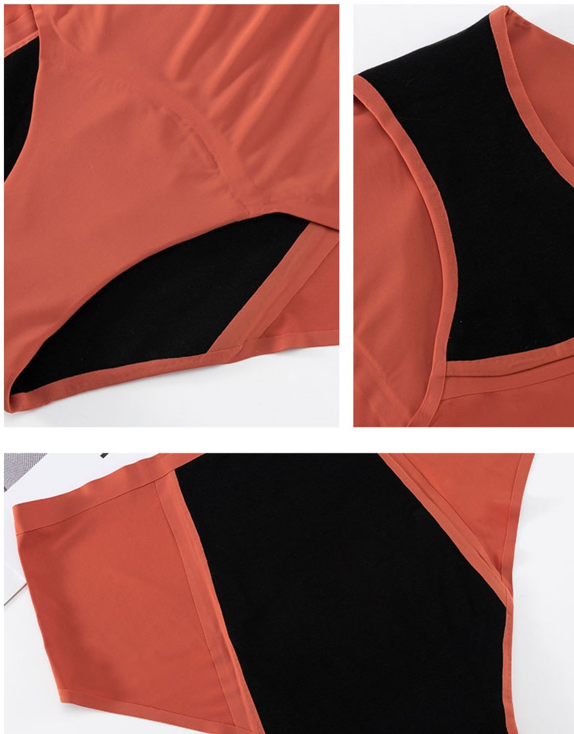Sanitary Reusable Period Panties Knickers Plus Size 4 Layers High Waist Leakproof Seamless