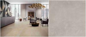 China Cream Beige Kitchen Floor And Wall Tiles Marble Cement Mix Look Style wholesale