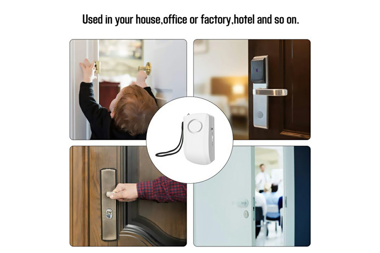 Hanging Door Vibration Sensor Alarm , Battery Operated Motion Sensor Alarm