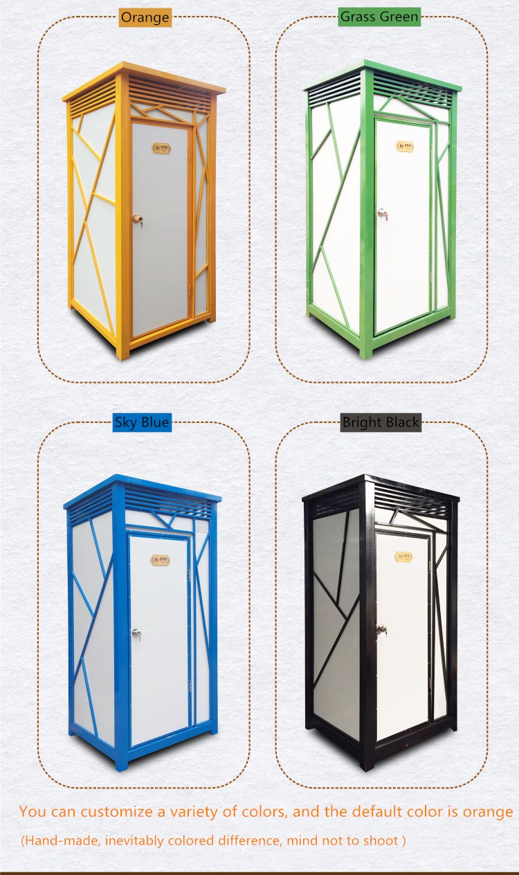 Green Aluminum Alloy Mobile Modern Portable Toilets