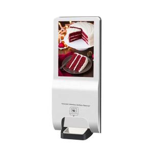 China Non - Touch Floor Standing Digital Signage Hand Sanitizer Dispenser Advertising wholesale