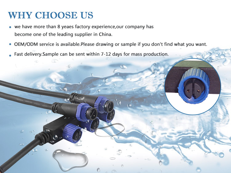 Strip Junction Box M15F Ship Connector LED Waterproof Connection Plug IP68 Protection Level