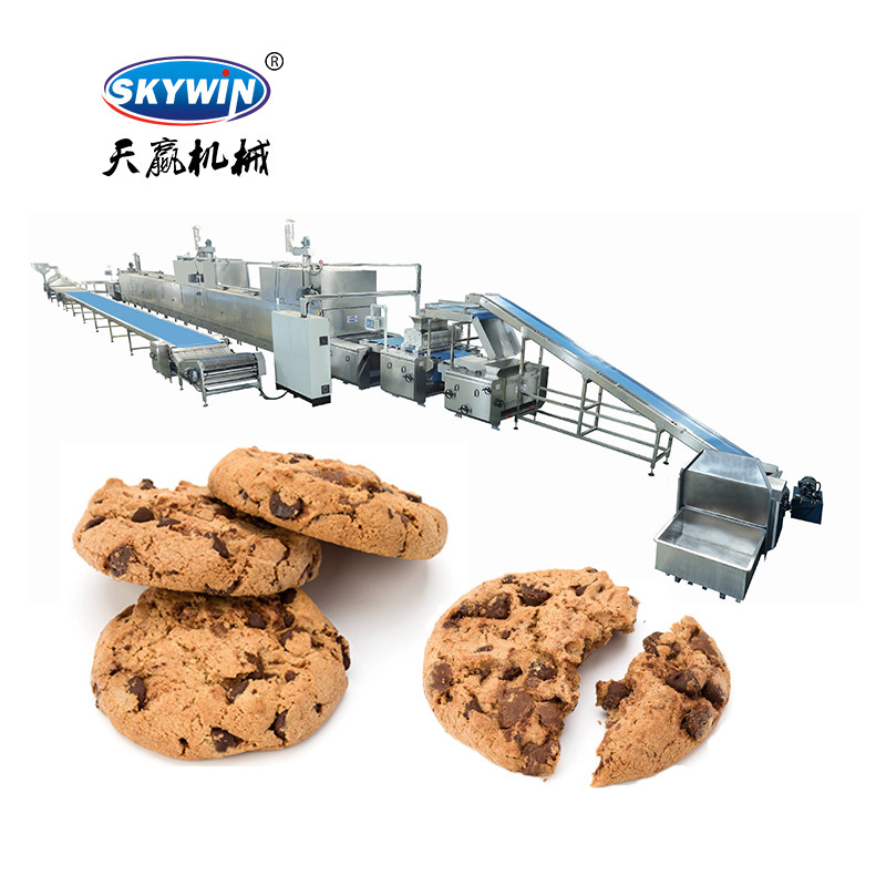 Skywin Fully Automatic Soft Biscuit Making Machine Cookies Making Line