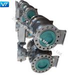 3 Pieces WCB Trunnion Mounted Ball Valve 10" 600LB Carbon Steel