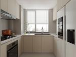 Customized Modern Design Plywood Particleboard Carcass Lacquer Kitchen Cabinets