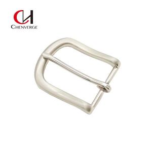 China Brush Aluminum Pin Belt Buckles Corrosion Resistant Laser Logo wholesale