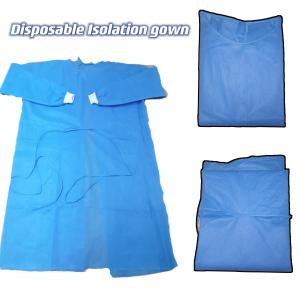 China Waterproof Anti Static SMS Non Woven Fabric Isolation Gown For Adult AAMI Level 1 2 3 wholesale