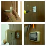 3.5 inch Screen Digital Door Peephole Viewer Camera 120 Degree Wide Angle Video