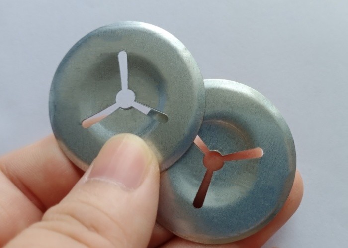38mm Round Type Stainless Steel Insulation Speed Clips With 3 Slots